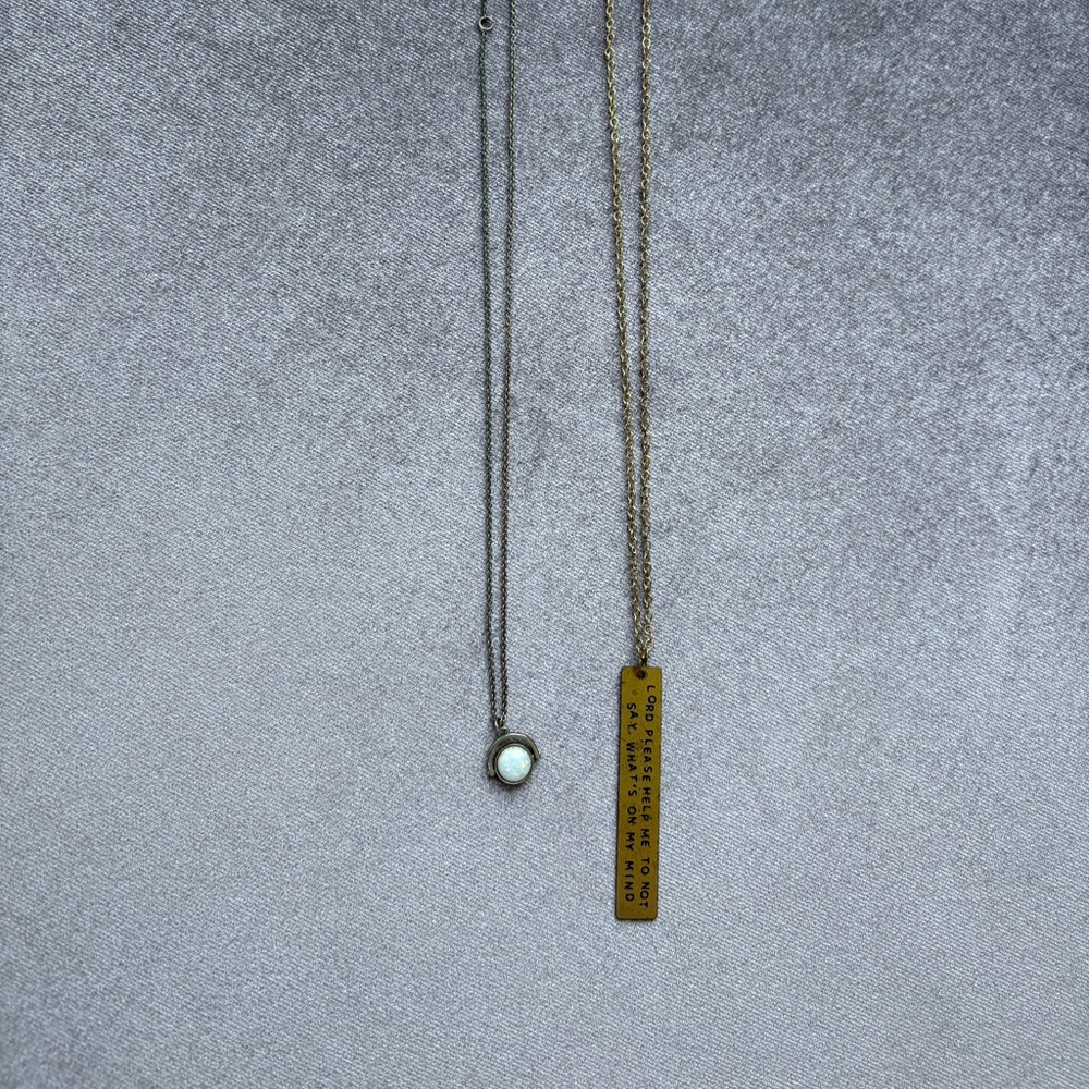 Mixed-Metal Layered Pendant Necklace Set in Silver and Gold